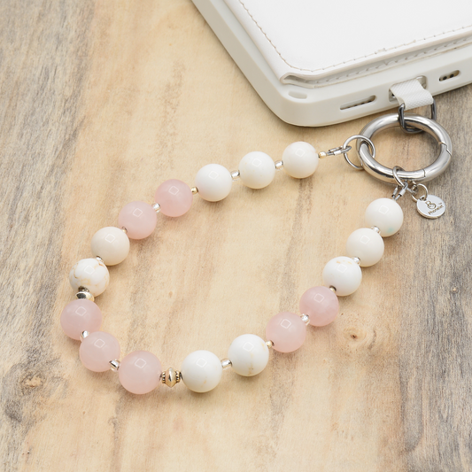 Compassion - Cream Howlite and Rose Quartz Phonelet™