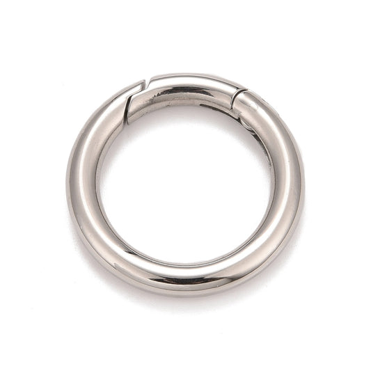 Extra Round Carabiner Ring - 304 Stainless Steel